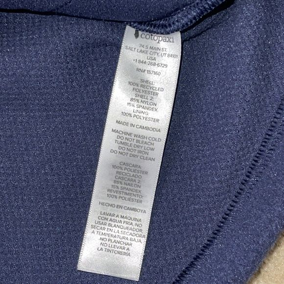 Cotopaxi Blue and Gray Fleece Pullover - Picture 6 of 6